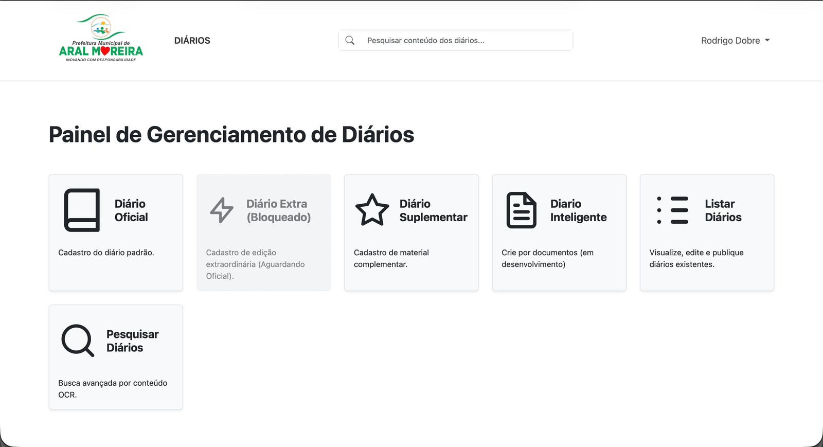 Diário Oficial Eletrônico